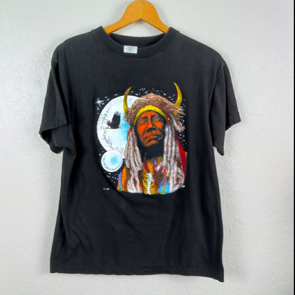Vintage Native American Shirt L